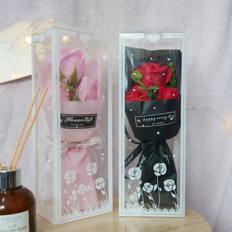 ロマンチックなバレンタインソープローズギフト