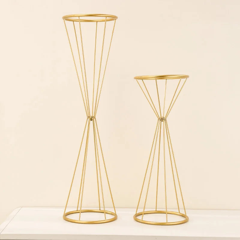 結婚式・インテリア装飾|ゴールドメタルウェディングフラワースタンド