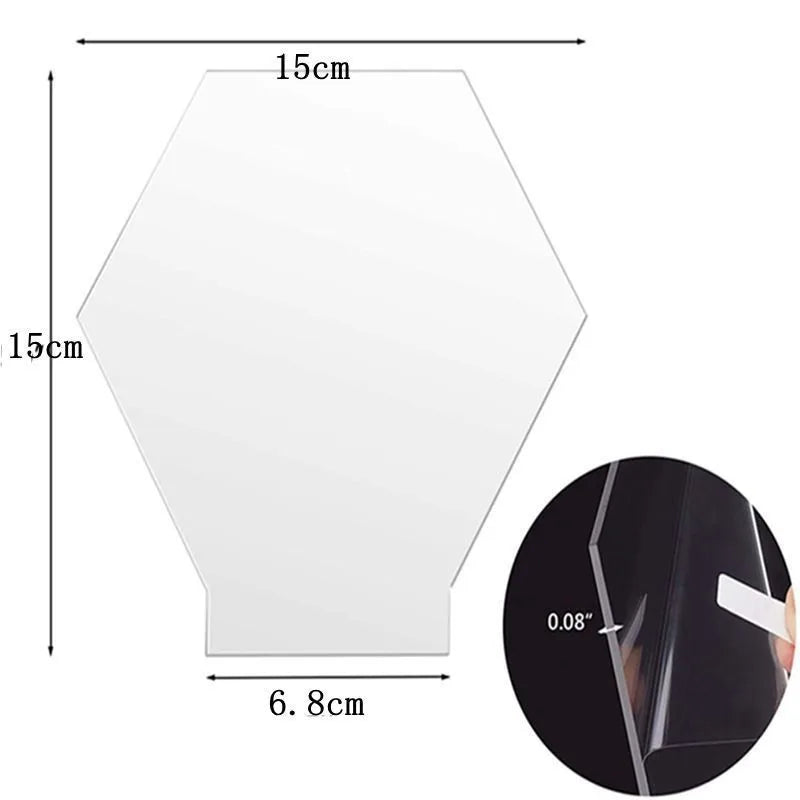 LEDライトプレート用透明アクリルシート