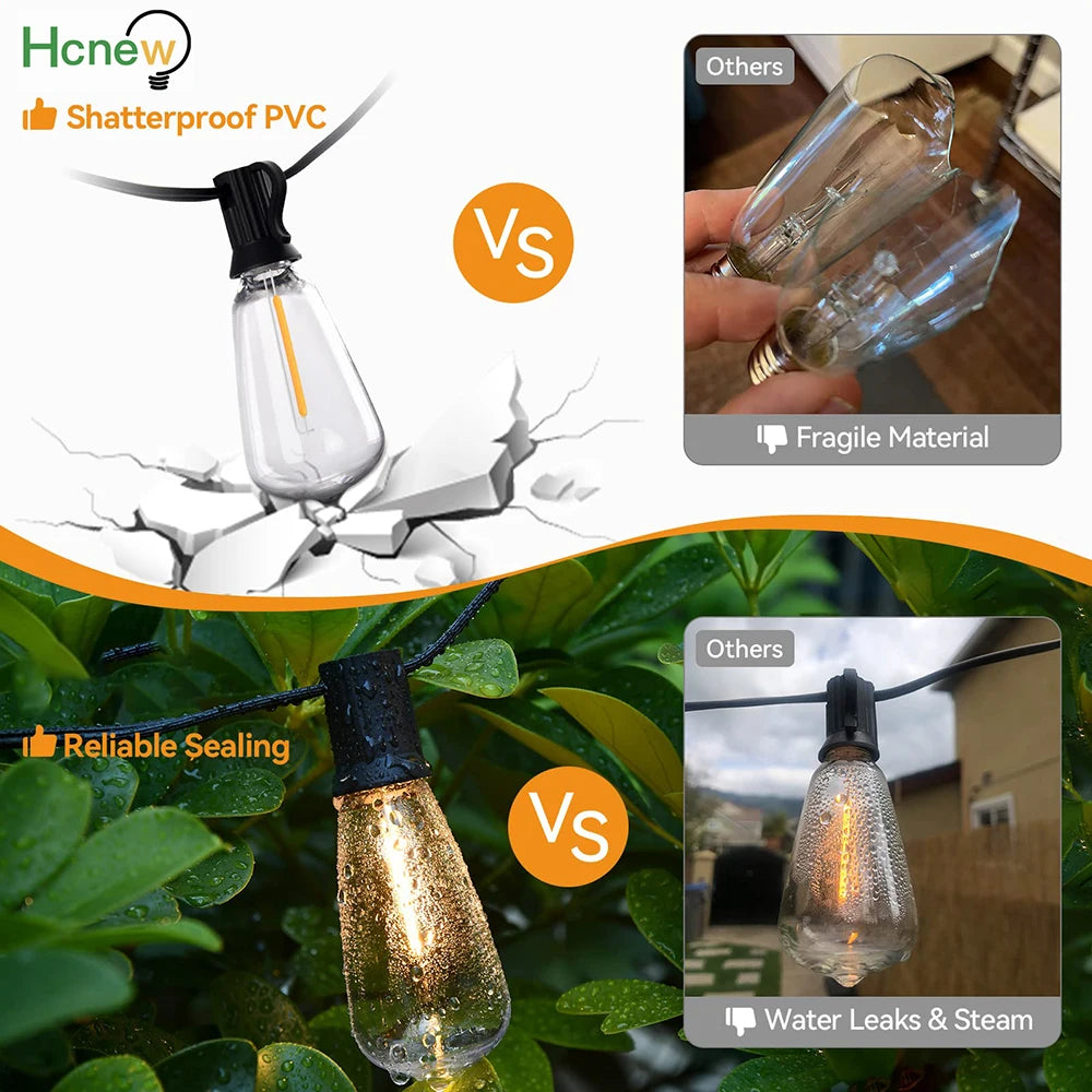 イベント・パーティー装飾|防水LEDガーデンライト(7.6M~20M)