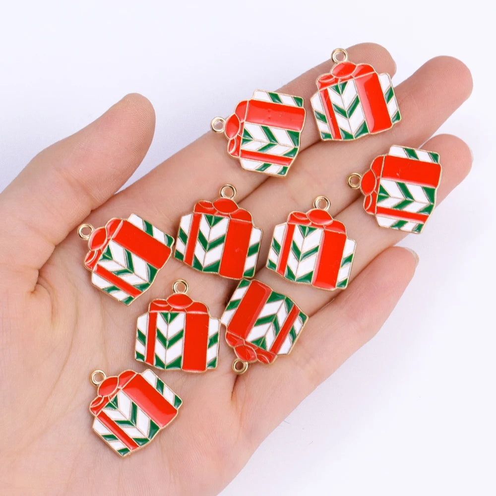 キュートなクリスマスチャームセット(10個セット)