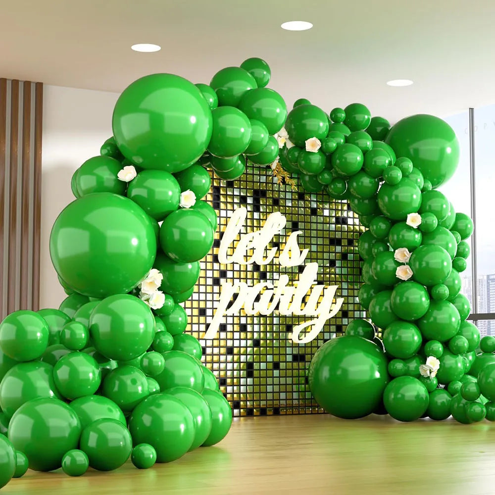 150個入り多サイズ黒バルーンセット