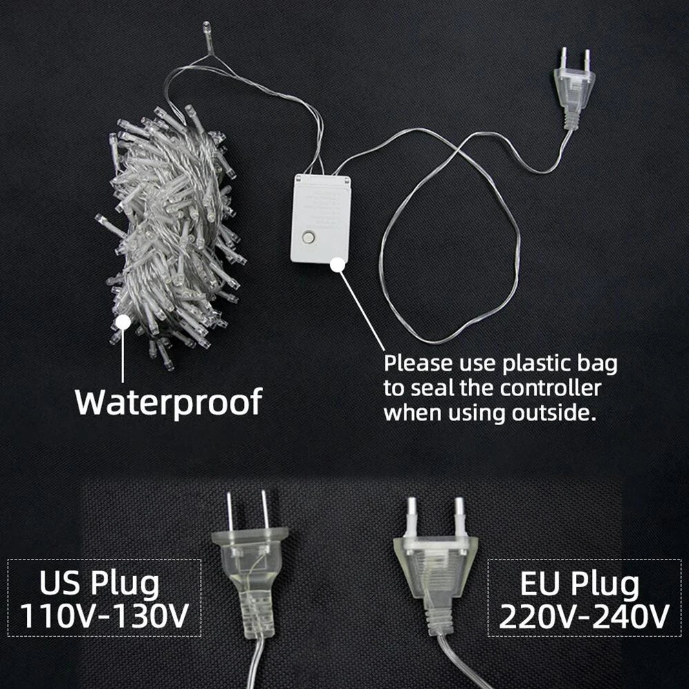 イベント・クリスマス装飾|屋外用LEDストリングライト(10M)