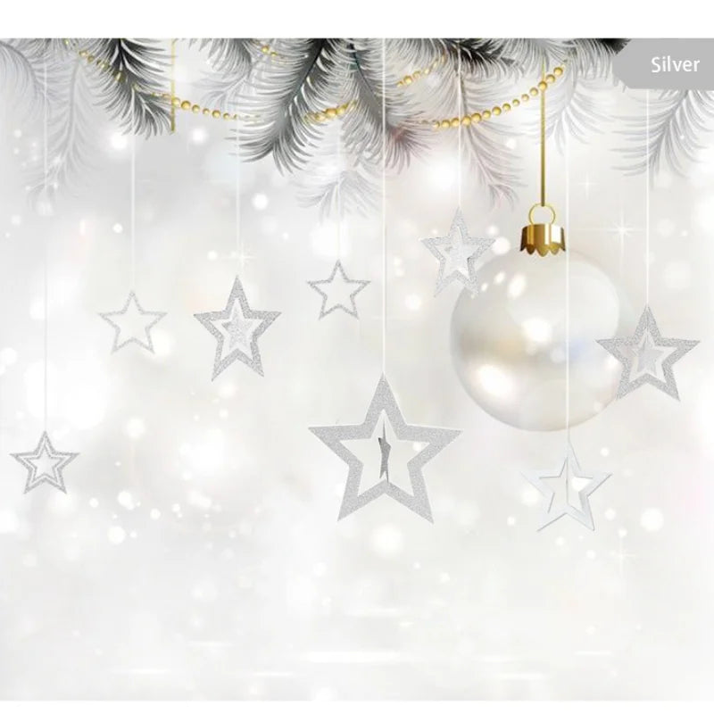 イベント・クリスマス装飾|シルバースター3Dガーランドデコレーション