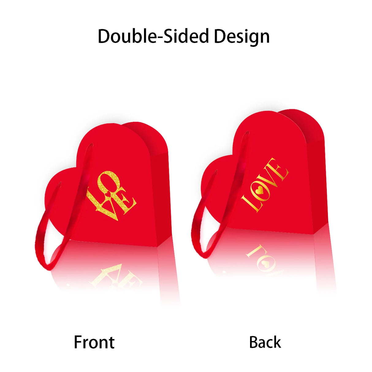 バレンタインデー ハートギフトボックス 12個セット