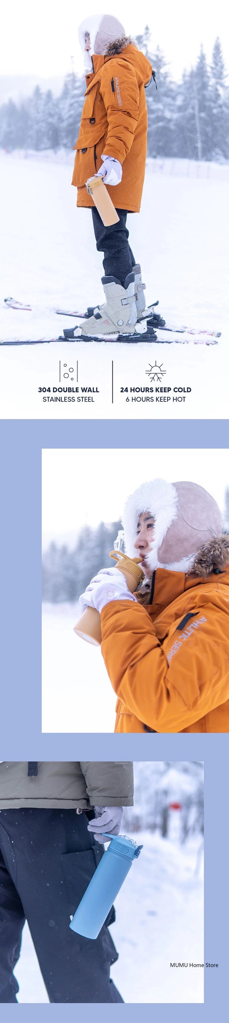 |イベント・ノベルティ用品 | ステンレスサーモボトル | 600ml/750ml