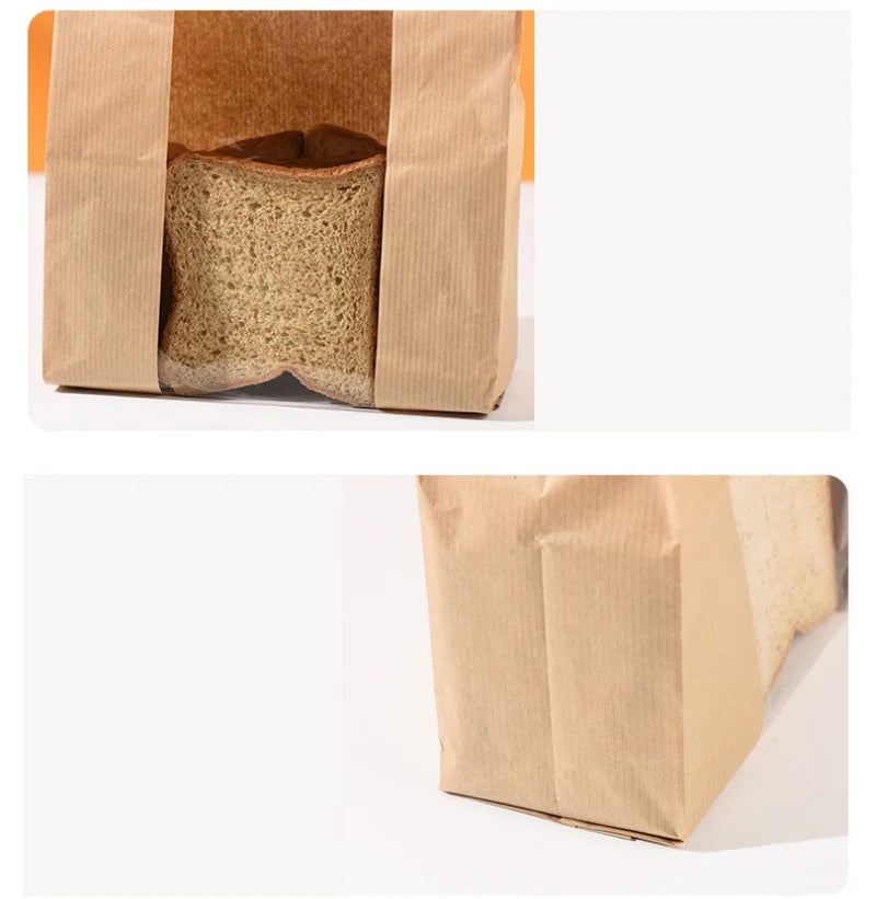 |ノベルティ用品 | 透明窓付きクラフトバッグ 50枚入