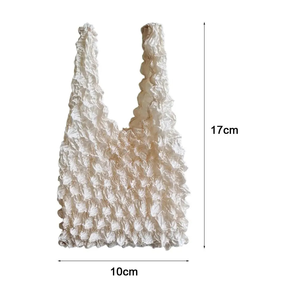 |ノベルティ用品 | 人気!シャーリング素材ショルダーバッグ | 10×17cm