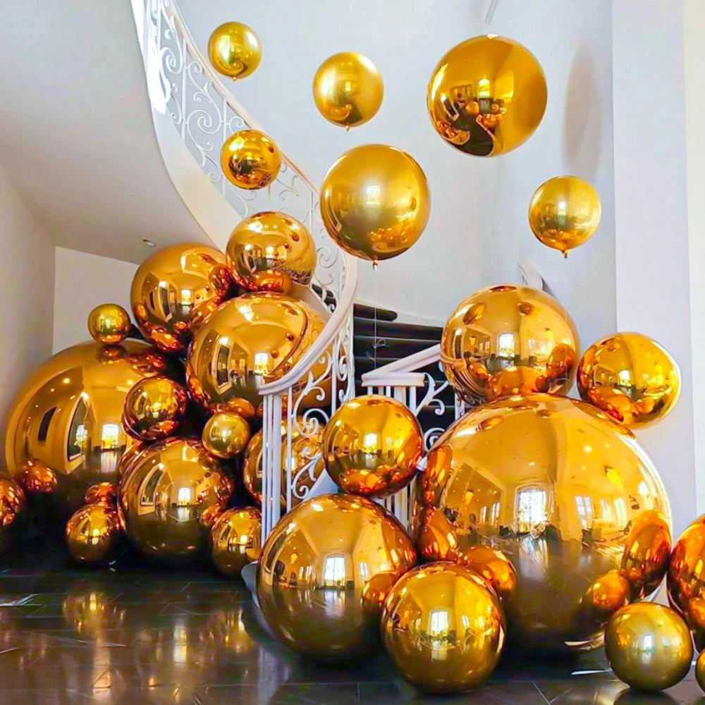 イベント・クリスマス装飾|4Dホログラフィックラウンドバルーン