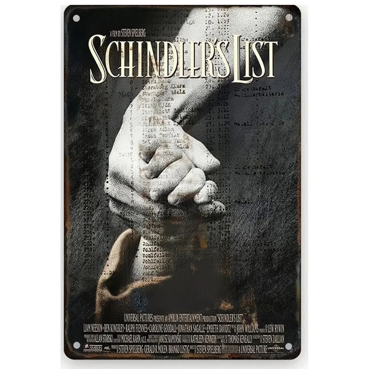 ヴィンテージ映画ブリキ看板 B