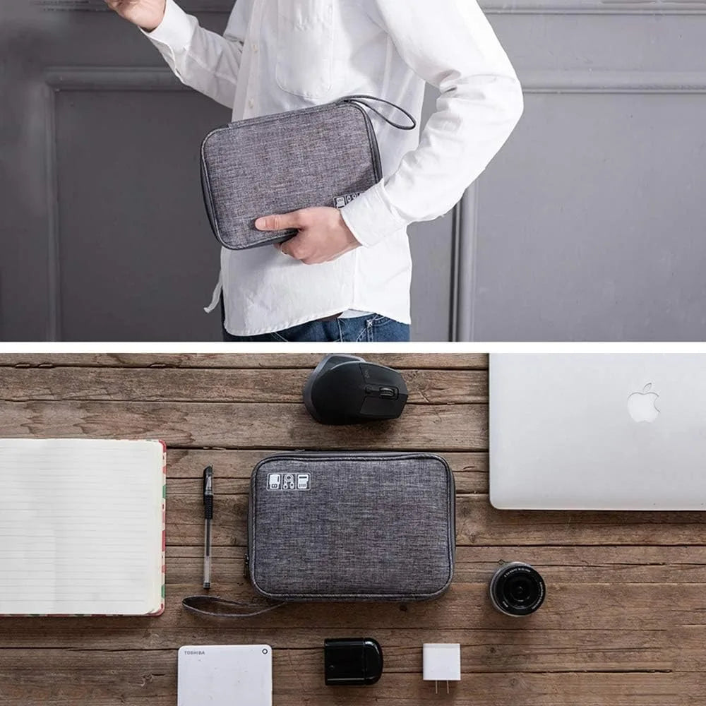 |イベント・ノベルティ用品 | 防水 旅行用 USB・コードなど小分け収納できる便利なバック