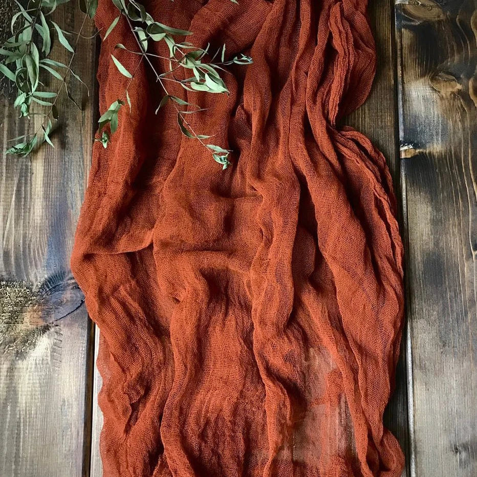 インテリア・パーティ装飾 | ガーゼテーブルランナー | 全長3m/4m