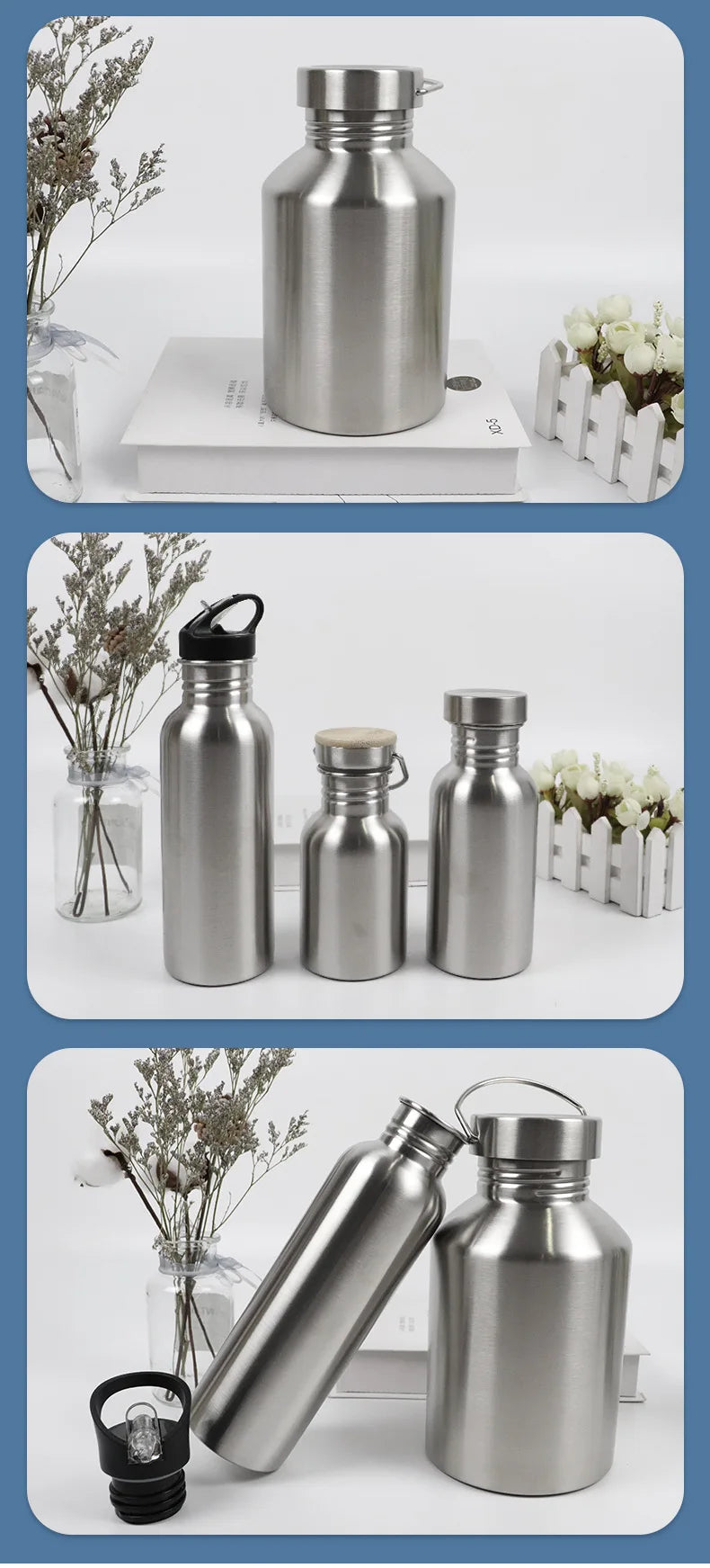 |イベント・ノベルティ用品 | ステンレス製スポーツウォーターボトル | 1000ml