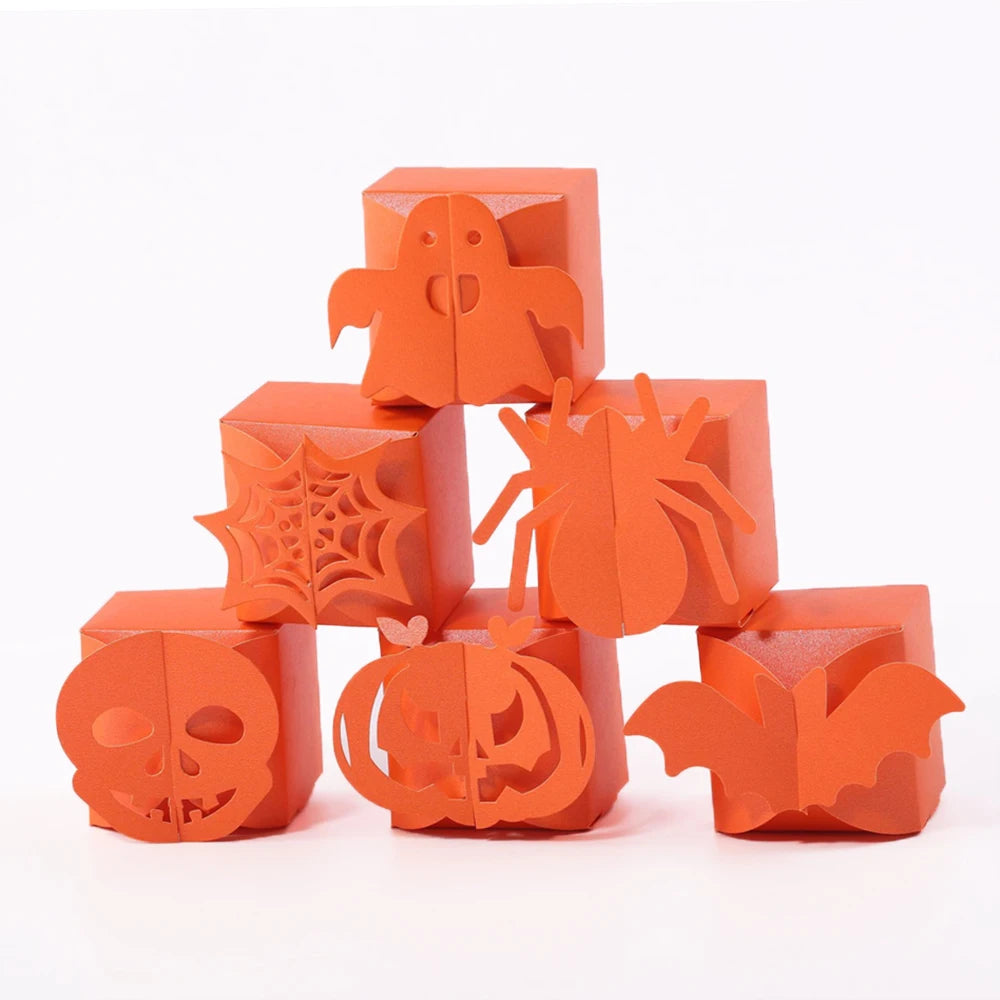 イベント・ハロウィングッズ|12個入り 3Dペーパーギフトボックス