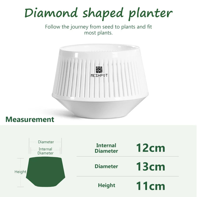 メッシュポット・オーキッドポット・穴付き・5インチ