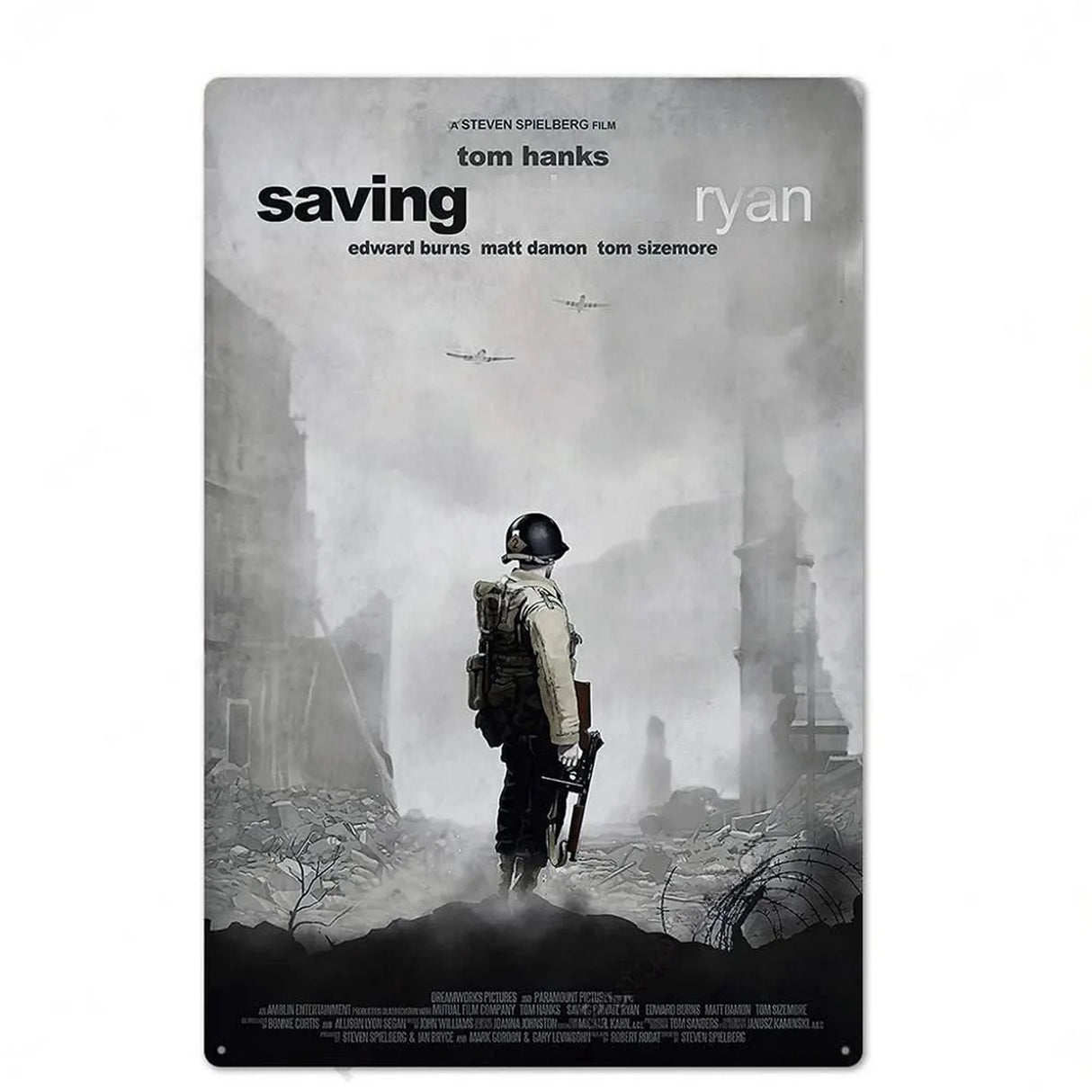 ヴィンテージ映画ブリキ看板 B