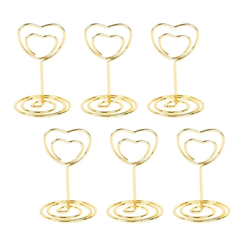 イベント・結婚式装飾|テーブルナンバーホルダー 20個セット ゴールド