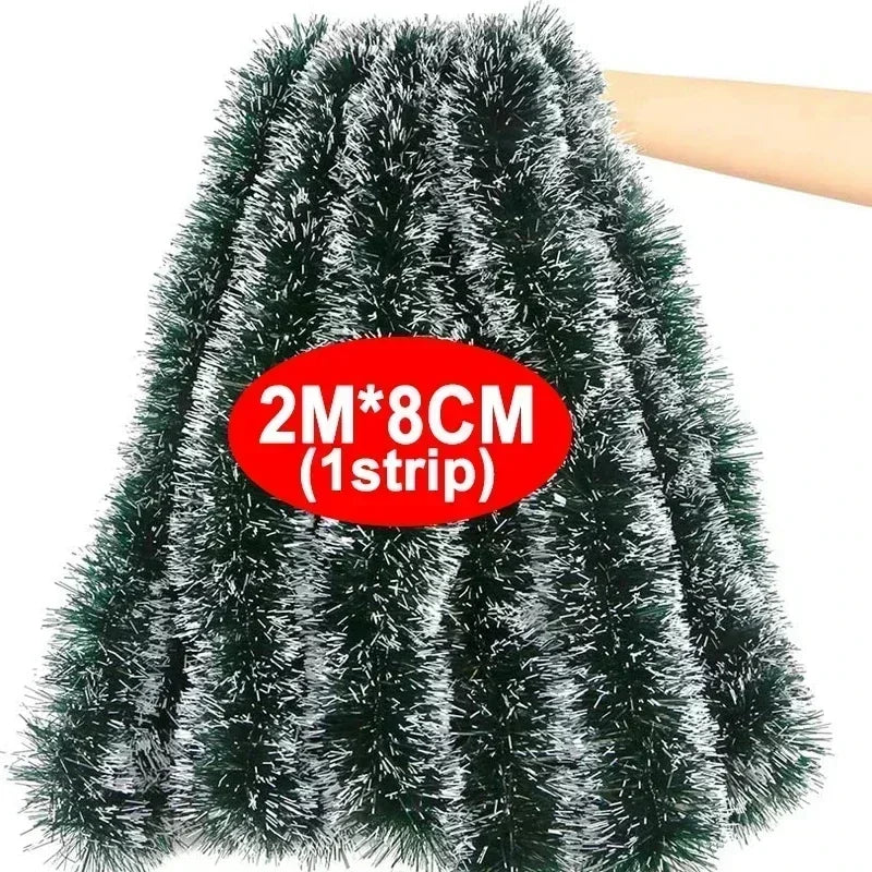 イベント・クリスマス装飾|ティンセルリボンガーランド2m