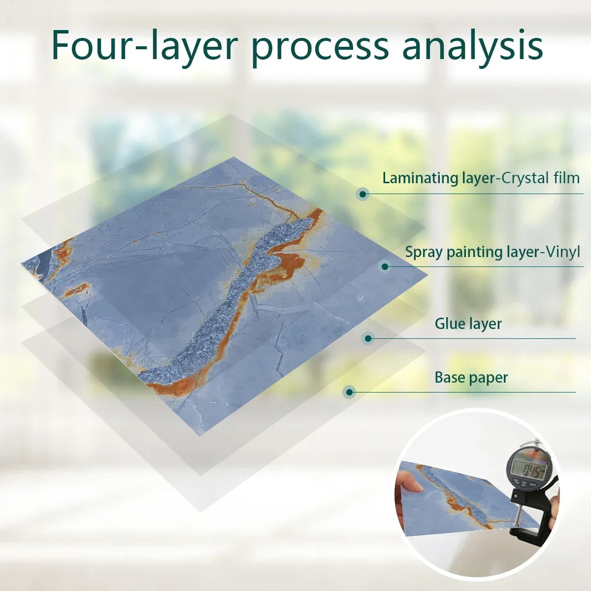 DIYフロアシート 大理石タイル風 ステッカー 10枚入/20枚入 豪華