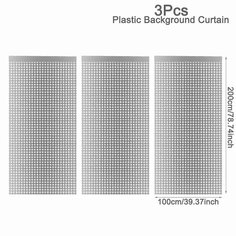 パーティー・インテリア装飾 キラキラ!カーテン ミラーボール風 華やか