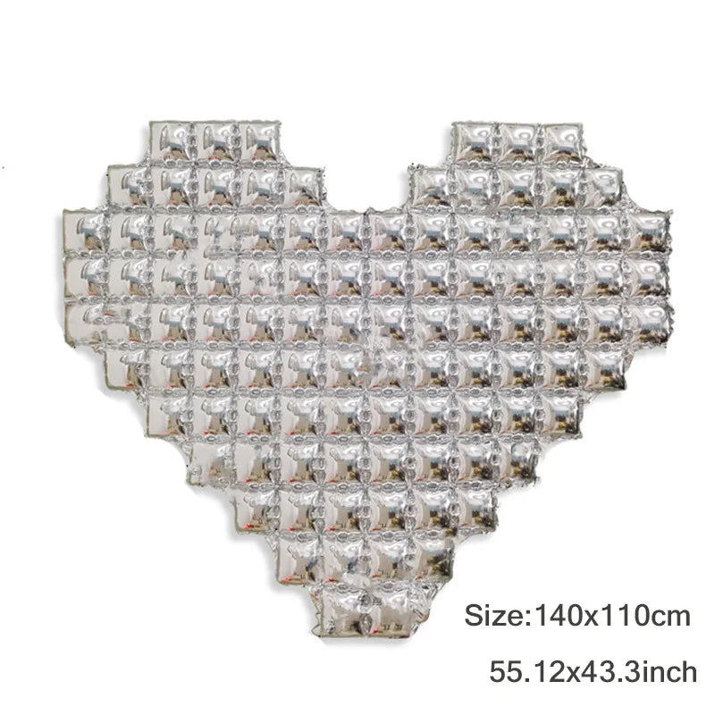 ハート型バルーン バレンタインデー装飾