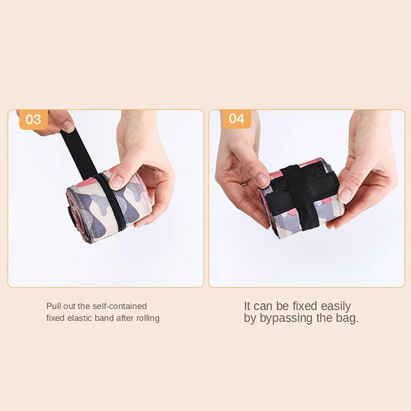 |ノベルティ用品 | 折りたたみ式迷彩柄大容量収納バッグ | 40×40c