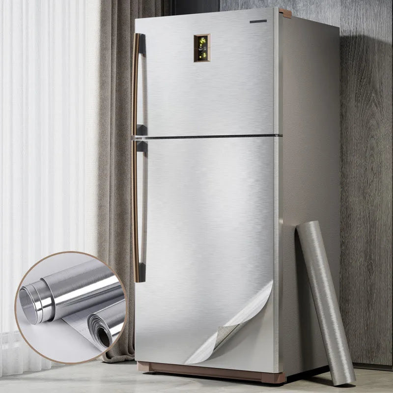 DIY用 ステンレス風ステッカー 幅40cm 1M/3M/5M/10M/20M つや消し仕上げ