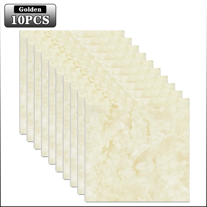 DIY用 マーブル柄タイル風 ステッカー 10枚/20枚/40枚 選べる数量