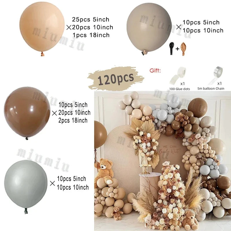 イベント・バルーン装飾 |アンティーク調カラーバルーンセット