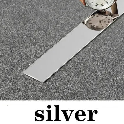 壁面装飾用 リアルなメタリックラインシート 幅1㎝~3㎝ ミラー仕上げ