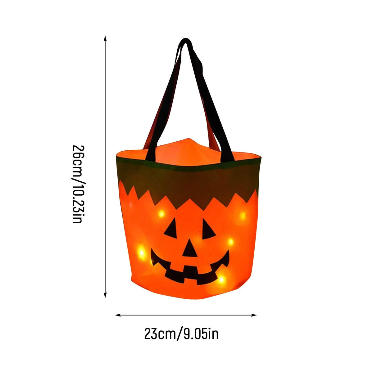 イベント・ハロウィングッズ|LEDライト付きハロウィントリックバスケット