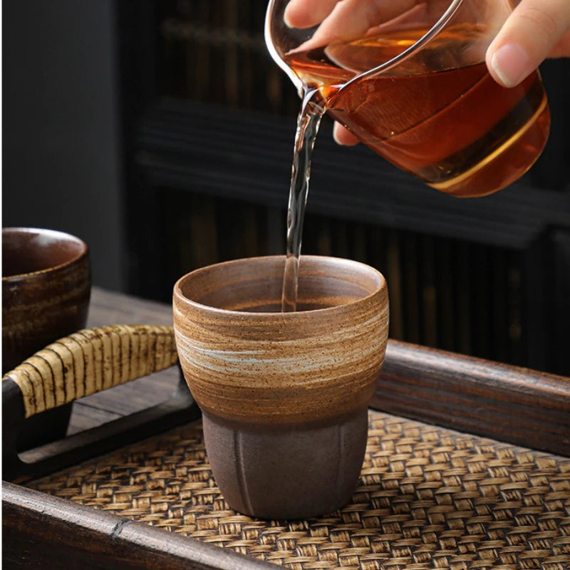 |イベント・ノベルティ用品 | 陶器製 陶芸品風デザインカップ | 150ml