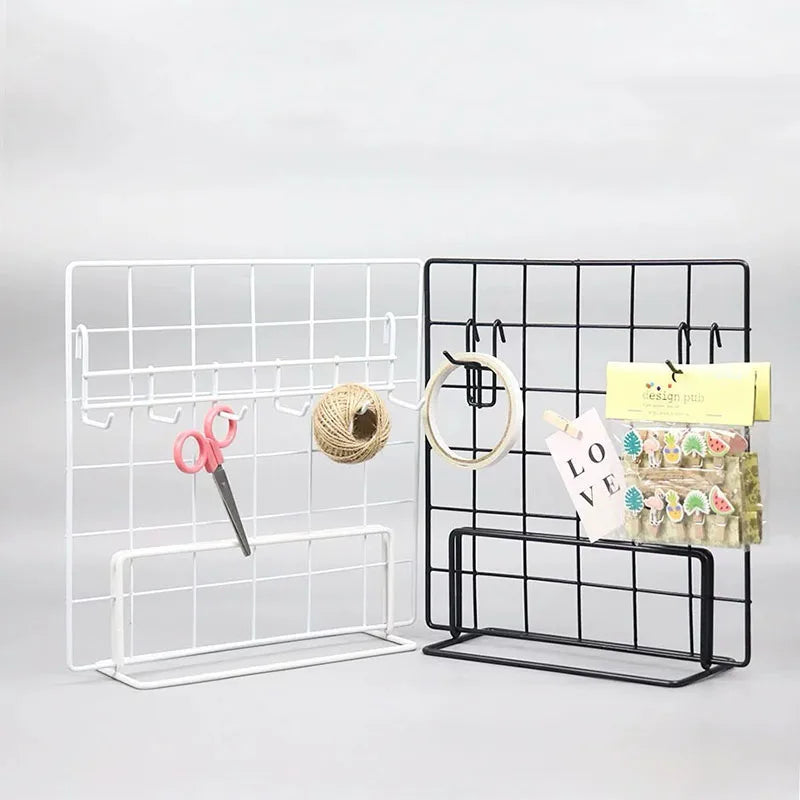 【多目的】アイアングリッドディスプレイラック