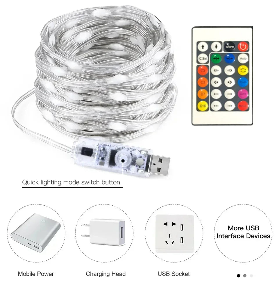 イベント・クリスマス装飾|LEDクリスマスライト Bluetooth対応(5M/10M/20M)