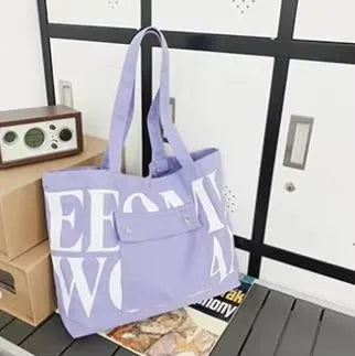 |イベント・ノベルティ用品 | 大容量キャンバスショルダーバッグ | W46×H31×D12㎝