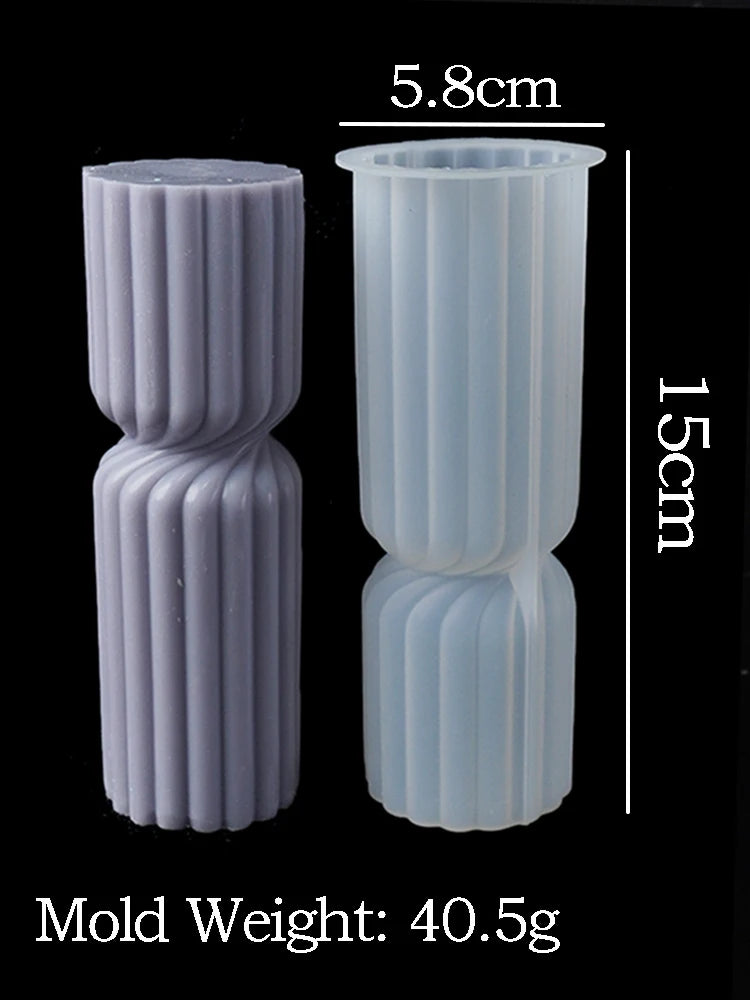 クラフト・DIY用|ハンドメイドキャンドル用 北欧風円筒型