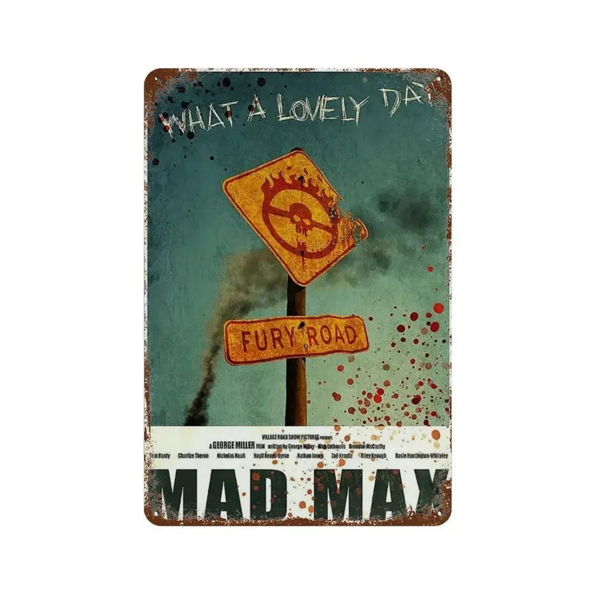 ヴィンテージ映画ブリキ看板 B