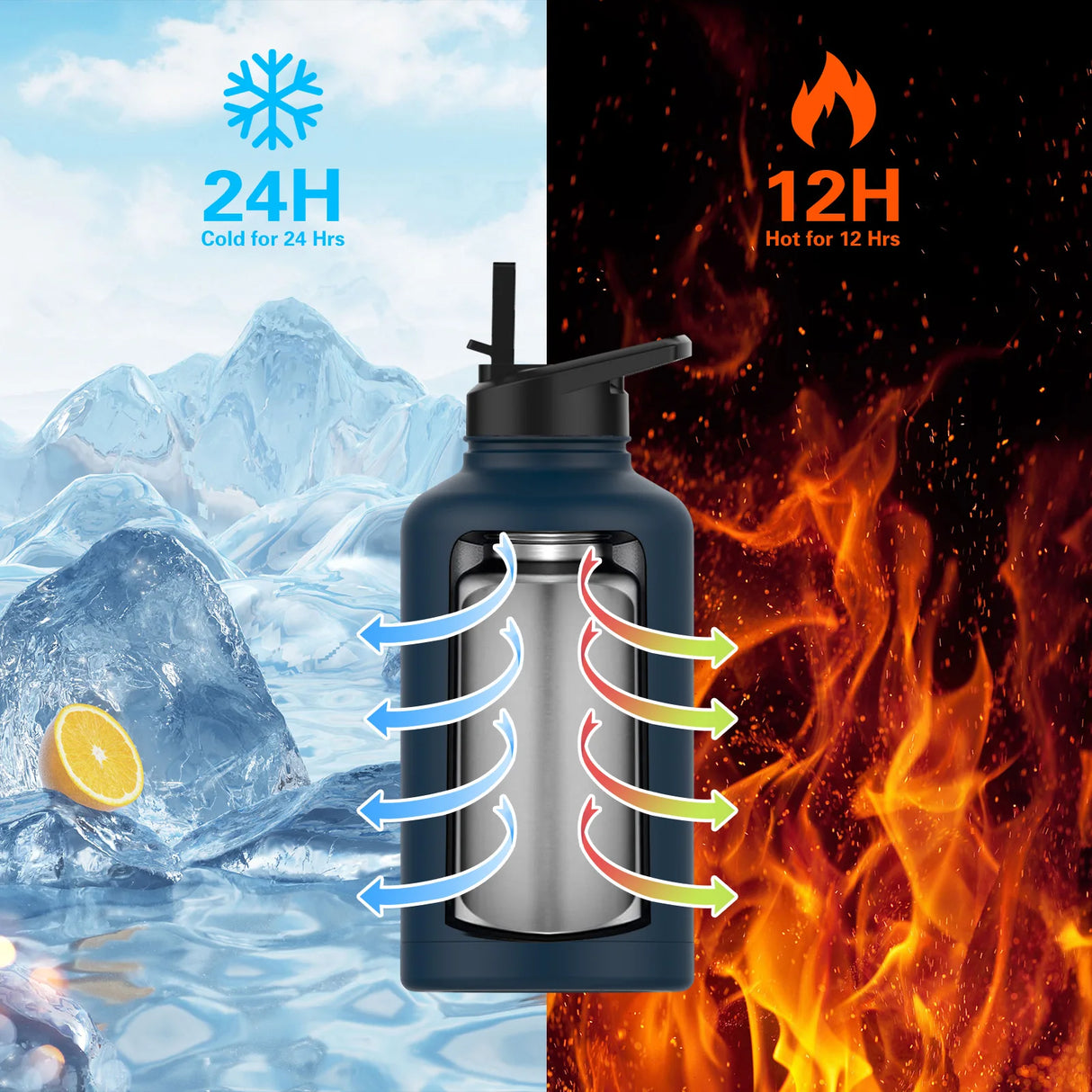 |イベント・ノベルティ用品 | ステンレス保温マグ 大容量タンブラー |900ml