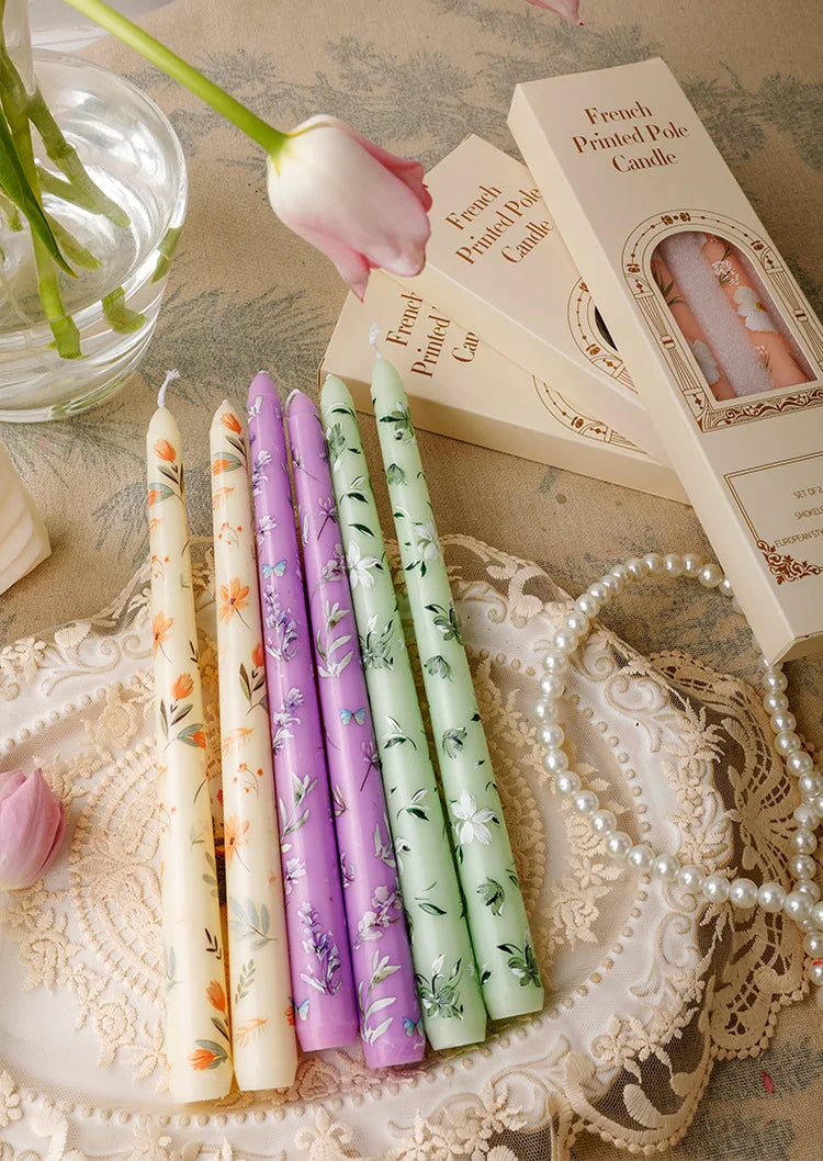 ヨーロピアンスタイルのロングキャンドル