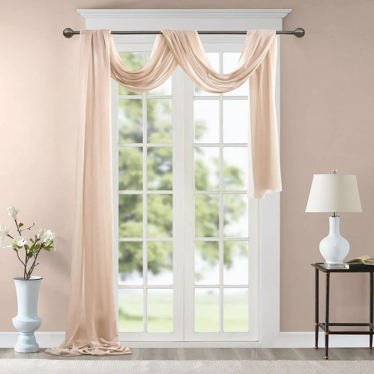 パーティー・インテリア装飾 デコレーション用シフォン布 6M/8M/10M