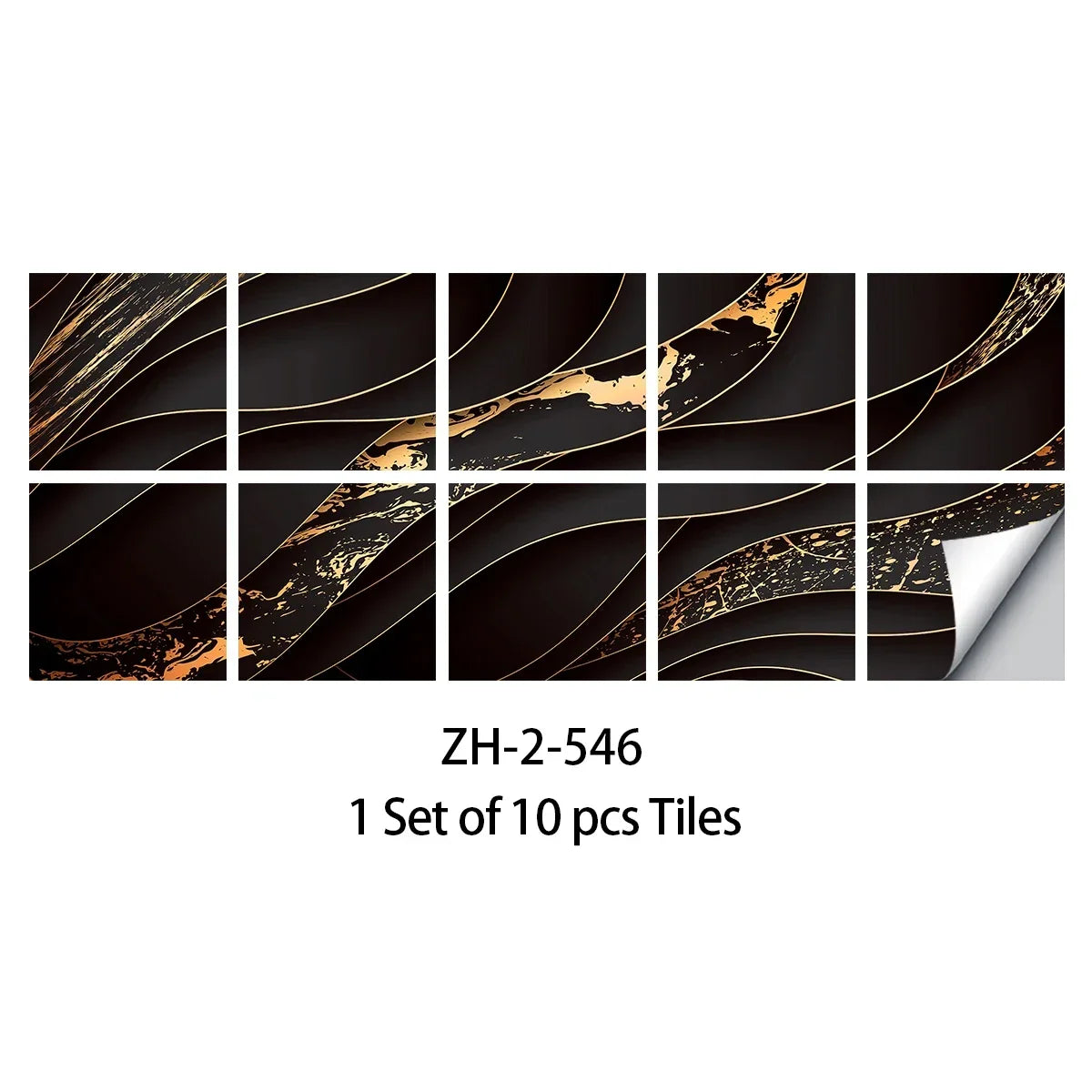 DIYフロアシート 大理石タイル風 ステッカー 10枚入/20枚入 豪華