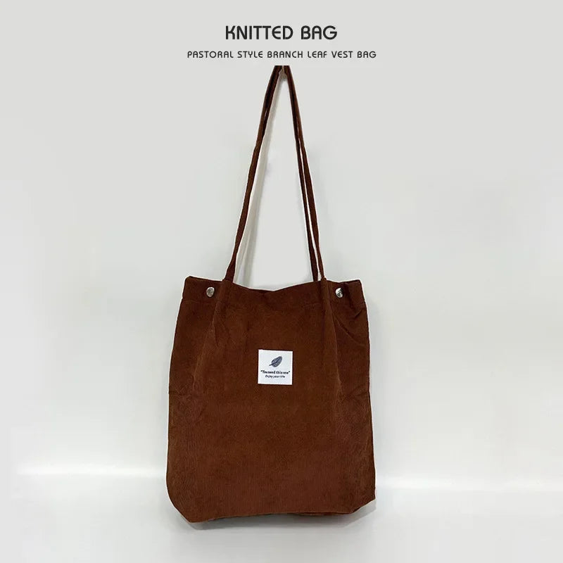 |ノベルティ用品 | コーデュロイショルダーバッグ | 31×34c