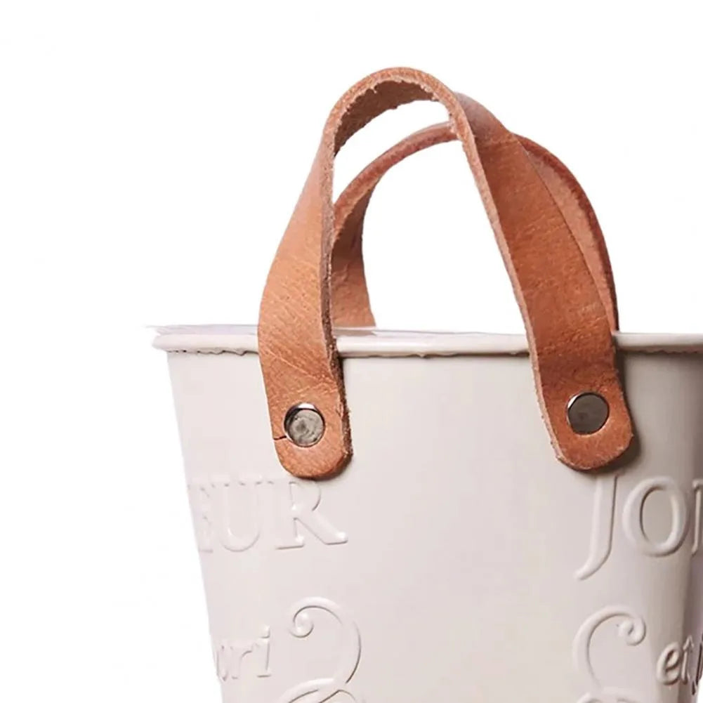 ガーデンデコレーション・ブリキ植木鉢・バスケット・ヴィンテージ