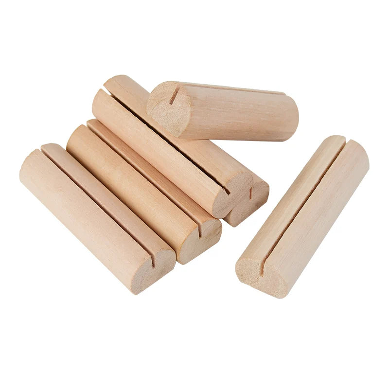 イベント・結婚式装飾|木製プレースカードホルダー 5/10個セット