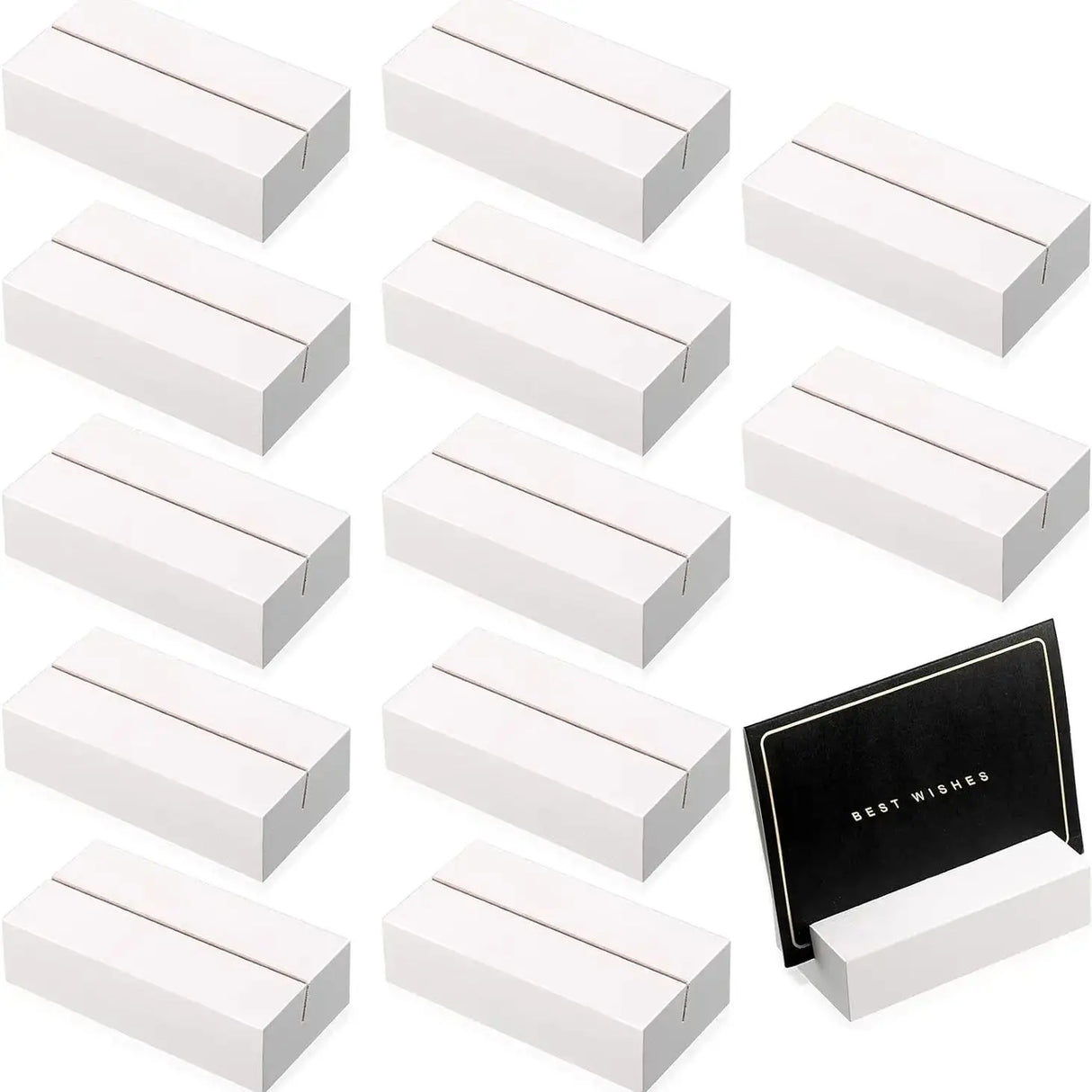 イベント・結婚式装飾|木製プレースカードホルダー 1〜12個入り