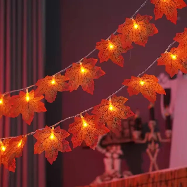 イベント・ハロウィン装飾|電池式LEDストリングライト
