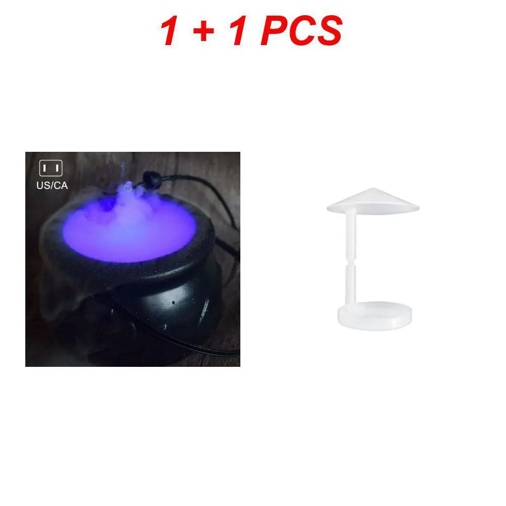 イベント・ハロウィングッズ|12色変化魔女のポット大釜ミストメーカー