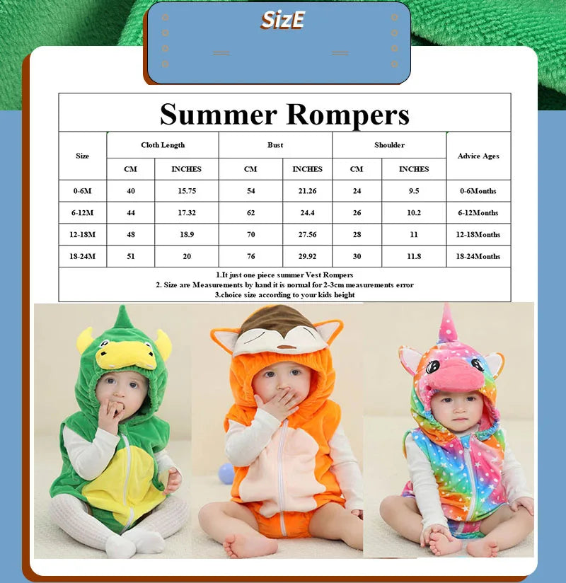 イベント・ハロウィングッズ|アニマル・ユニコーンベビーロンパース(0〜24ヶ月)女の子用