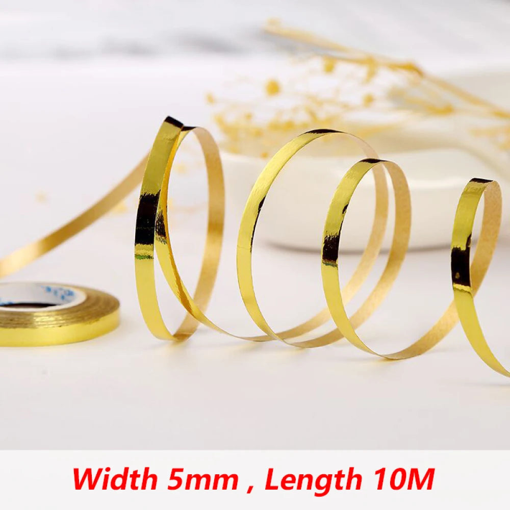 イベント・バルーン装飾 | クラフト用サテンリボン5mm | 10m巻