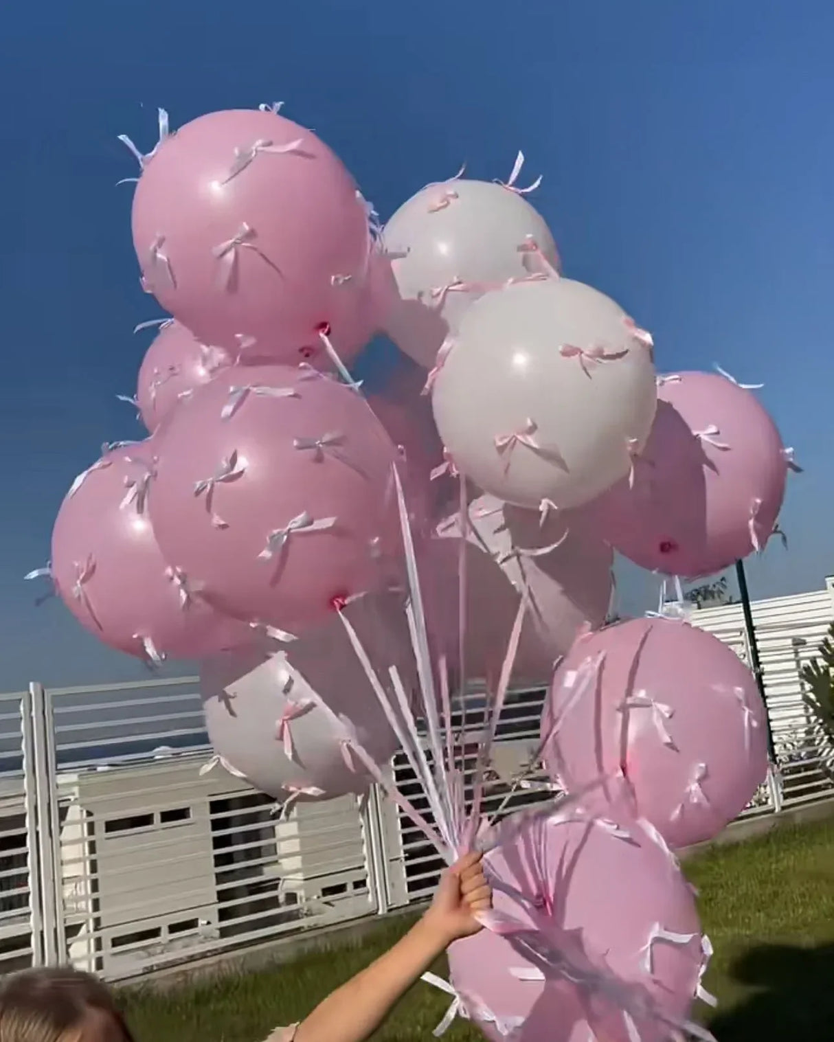 イベント・バルーン装飾 |リボン付きバルーンセット| 5個